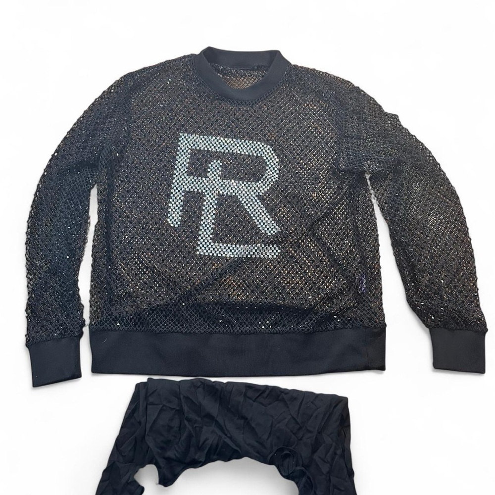 Ralph Lauren Purple Label Women’s‎ Brewer Embellished Mesh Blouse
